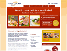 Tablet Screenshot of magiccooker.com.au